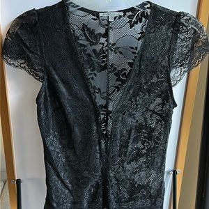 Sheer lace bodysuit NWT